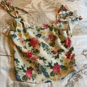 Old Navy Floral Camisole with Red and Blue Accents